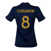Frankrike Aurelien Tchouameni #8 Fotballklær Hjemmedrakt Dame VM 2022 Kortermet